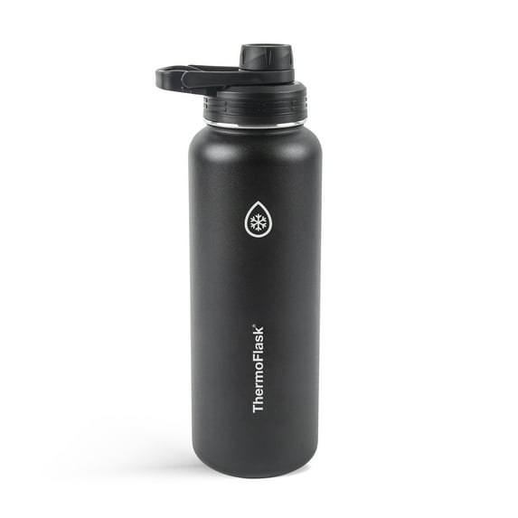 Thermoflask 40oz Stainless Steel Chug Water Bottle, Onyx