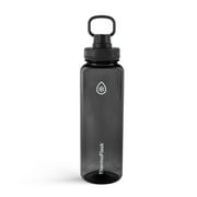 Thermoflask 40oz Tritan Plastic Chug Water Bottle, Black