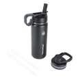 thumbnail image 1 of Thermoflask Combo Chug and Straw Lid, 18oz Black, 1 of 5