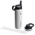 thumbnail image 1 of Thermoflask Combo Chug and Straw Lid, 24oz White, 1 of 5