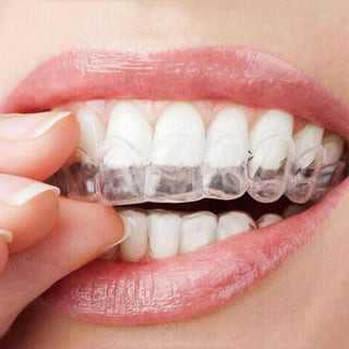 upper And Lower Fake Perfect Smile Dental Denture Paste Teeth Silicone Mold  Whitening