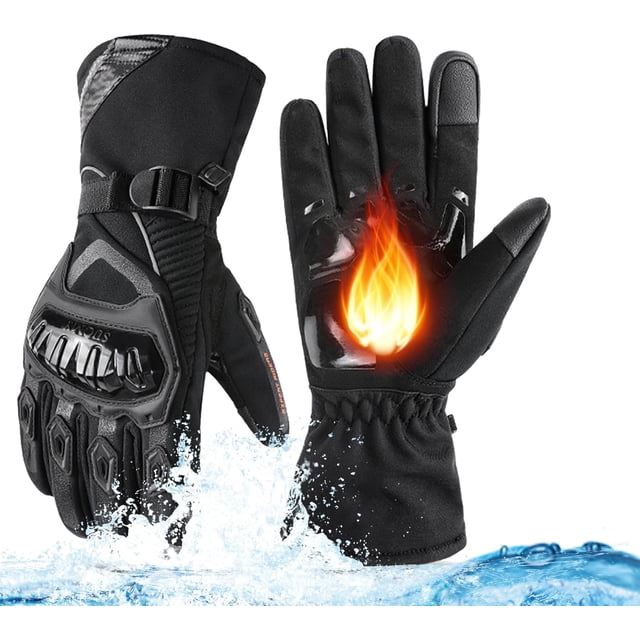 Thermogrip - The Insulated Weatherproof Motorcycle Gloves, 100% Water ...