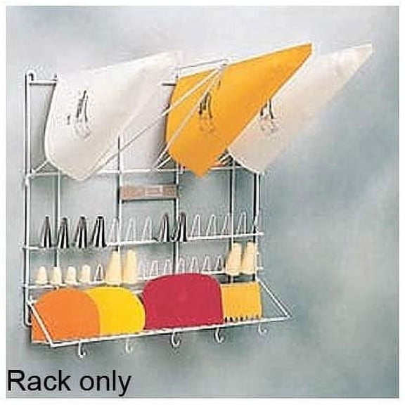 Thermohauser 30001.44021 Plastic 20" x 20" Pastry Bag Wall Rack
