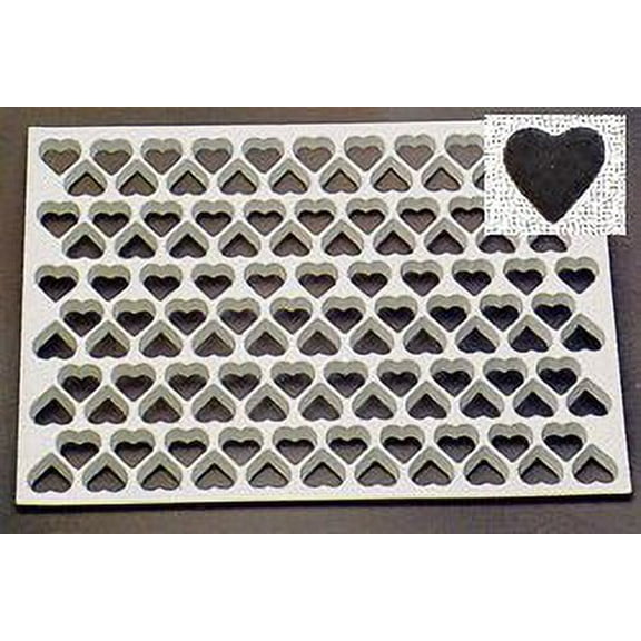Thermohauser 47591 Thermo Cookie Cutting Sheet 1-3/4" Heart 95/Sheet