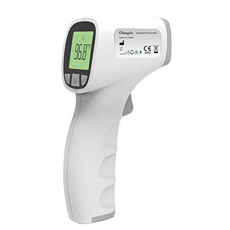 Thermometer for Adults Forehead ,Olangda Non Contact Thermometer Adult Thermometer for Adults and Kids,Digital Infrared Thermometer, Kid and Baby Thermometer(Batteries Not Included)
