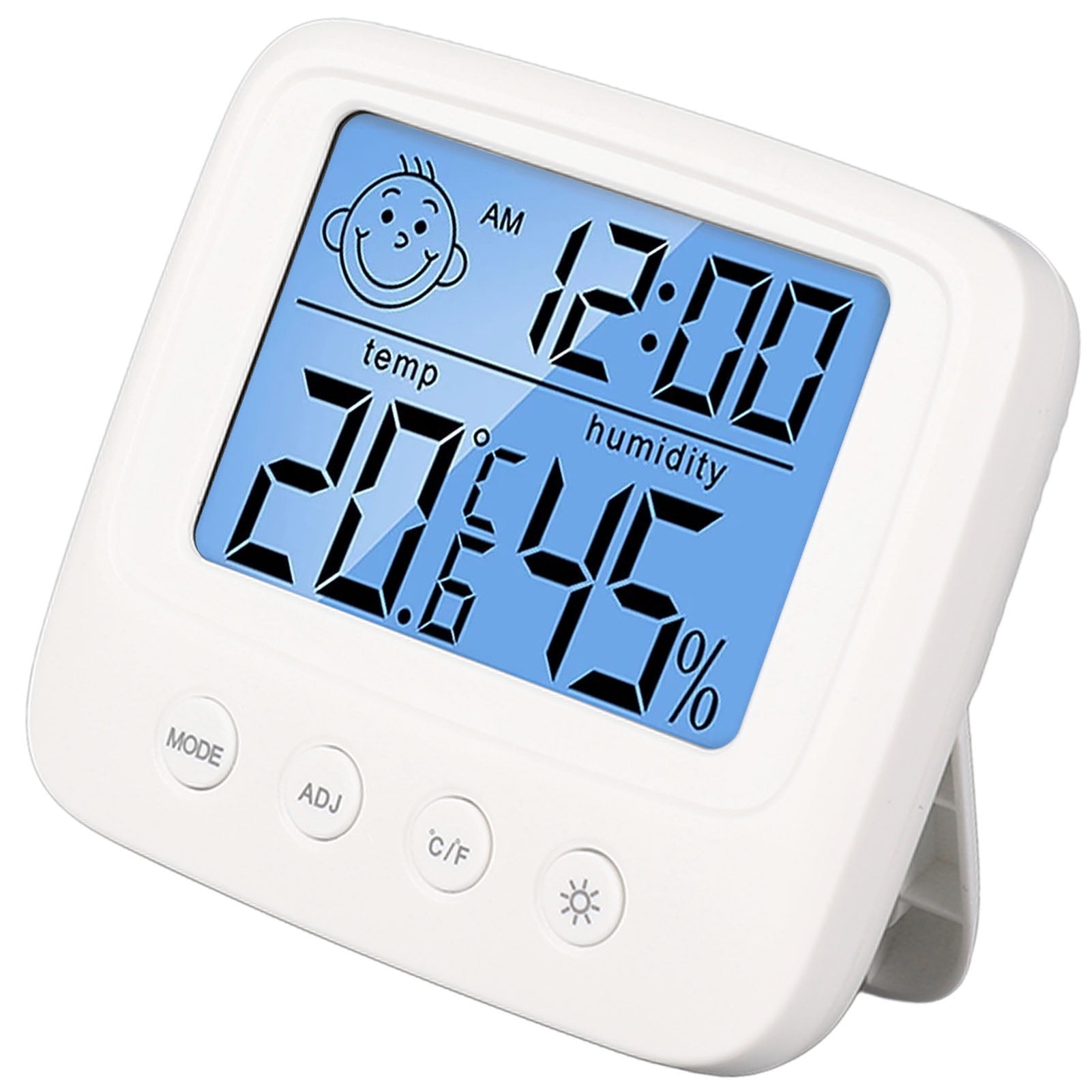 Thermometer Alarm Clock, Multifunction Battery Powered Digital Clock