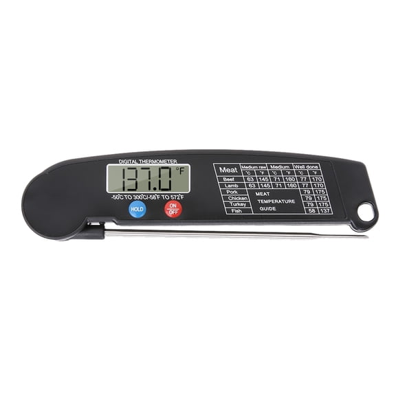 Thermometer,Bbq Kitchen Use With Rotatable Probe Tester With Rotatable Thermometer Meat Thermometer Rotatable Probe Bbq Thermometer Siuke Thermometer