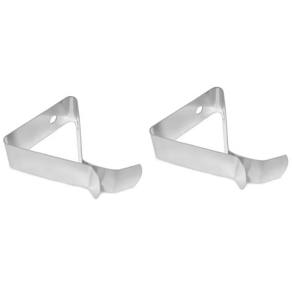 Thermometer Holder Thermometer Clip Holder Kitchen Restaurant Stainless Steel Thermometer 2Pcs Kitchen Accessories