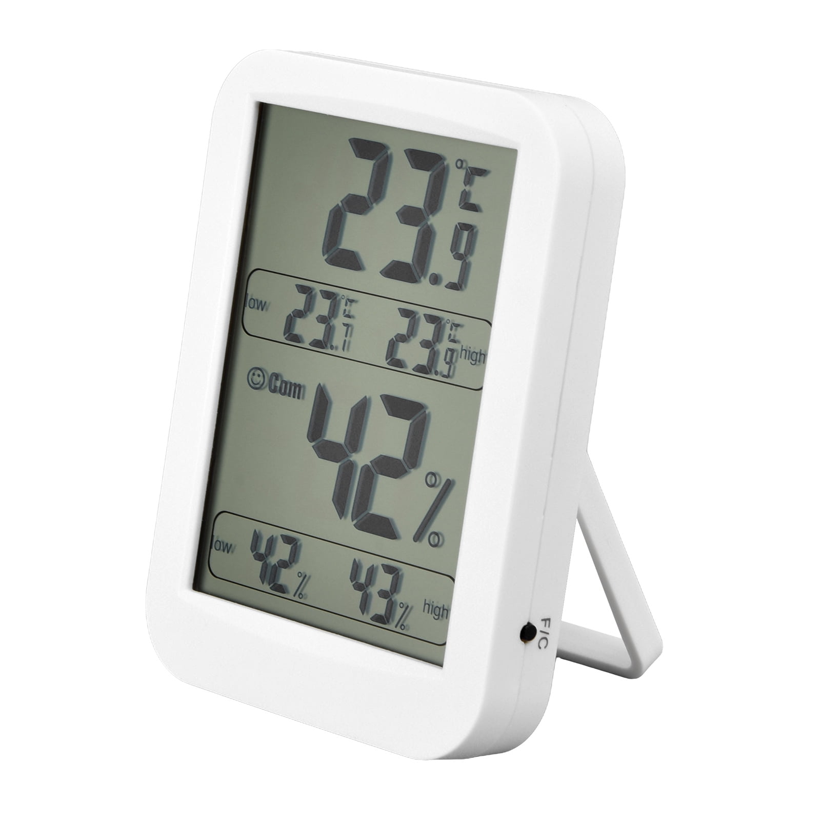 Thermometer Hygrometer Accurate Large LCD Display Temp Humidity Meter