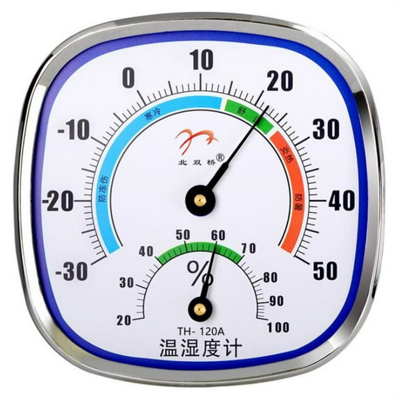 Thermometer Hygrometer Analog Temperature Monitor for Home Wall Room Decoration