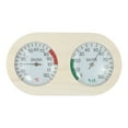 Sauna Thermometer / Hygrometer - Wood Framed Metal - Sauna Thermometers