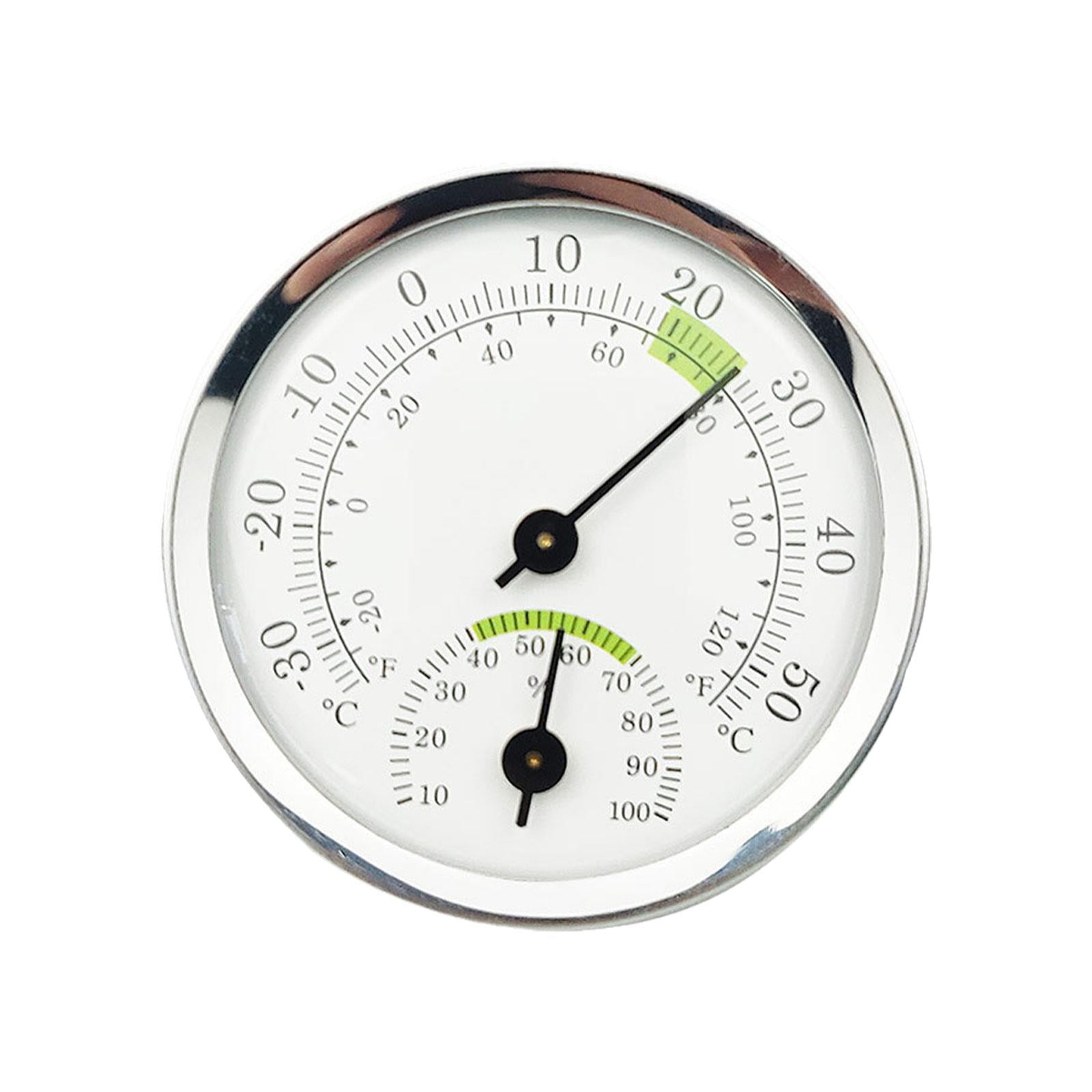 Thermometer Mini Hygrometer Analog Humidity Room Climate Inside New Outside