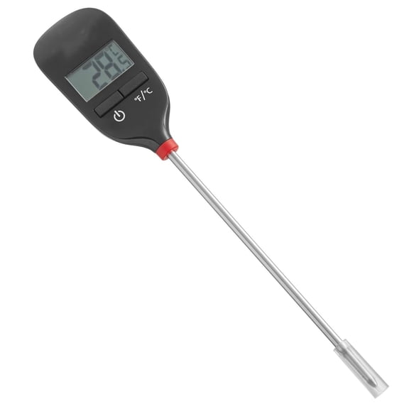 Thermometer Probe, Black/Silver  Fast Digital Grill & Kitchen Thermometer with 15Second Readout, Auto Shutoff & Fahrenheit/Celsius Options - Grill Accessory