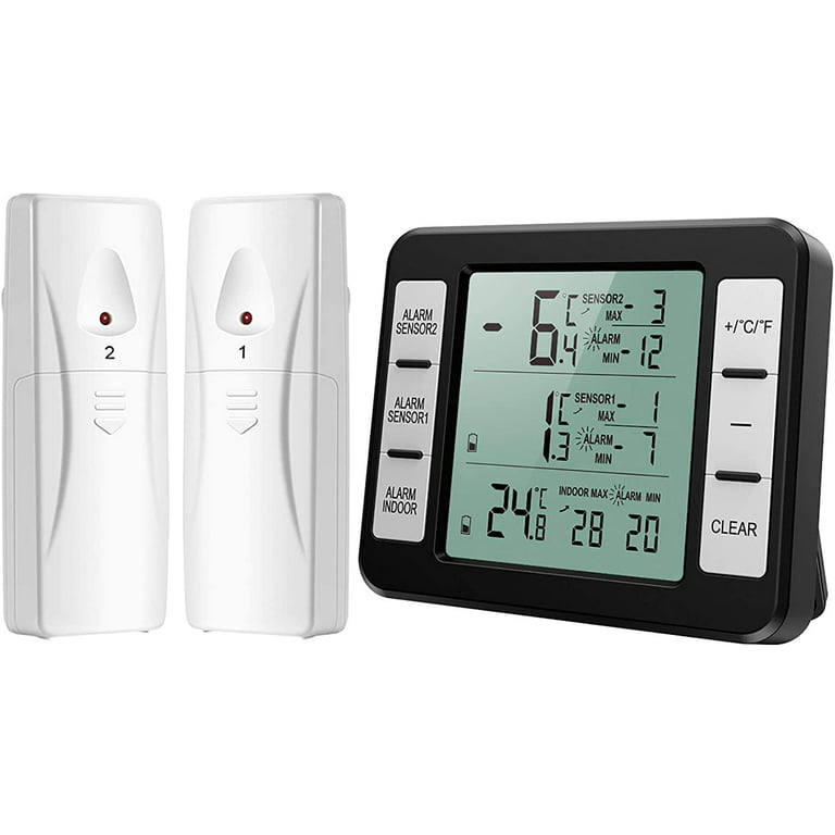 Fridge Freezer Thermometers Kitchen Fridge Temperature Sensor