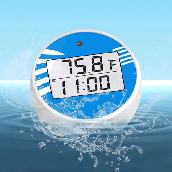 Thermometer Timer, Ice Bath Thermometer, Digital Floating Thermometer with Timer for Cold Plunge, Pool