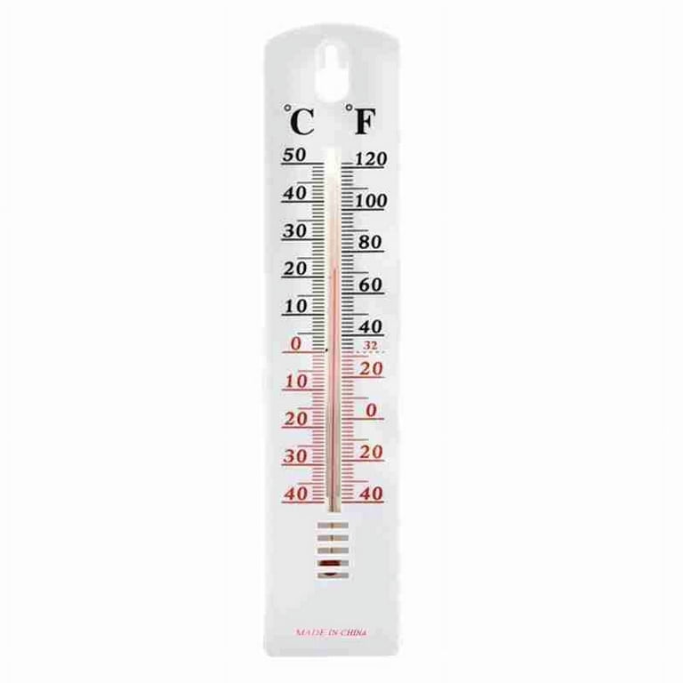 Thermometer Wall Temperature Gauge Monitor Home Indoor Outdoor Hygrometer Thermometer Household Thermometer, Size: 19.5