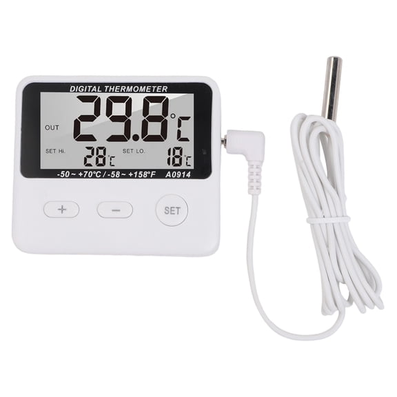 Thermometer With External Sensor Digital Thermometer Refrigerator Thermometer