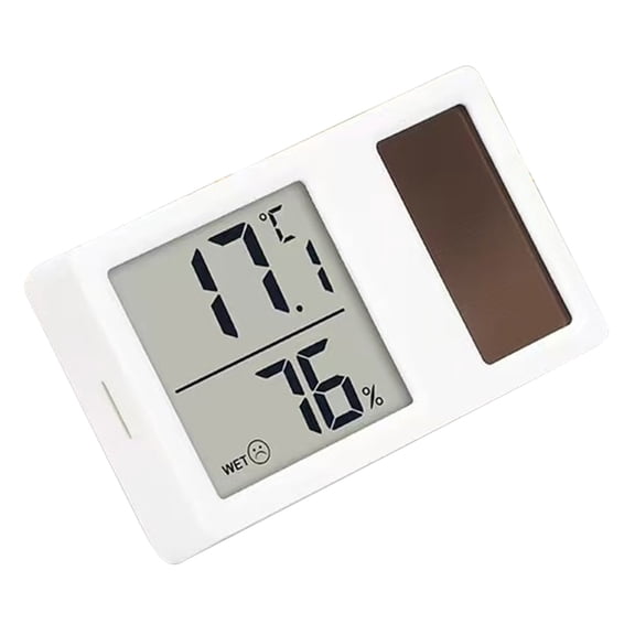 Thermometers Hygrometer Solar Power Temperature Humidity Meter for Baby Room