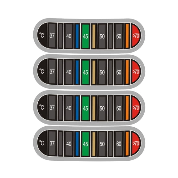 Thermometers Sticker Adhesive Thermometers Strips for Testing Water Temperature
