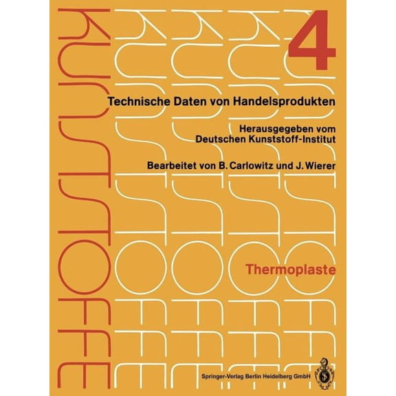 Thermoplaste: Merkbltter 1201-1600, (Paperback)