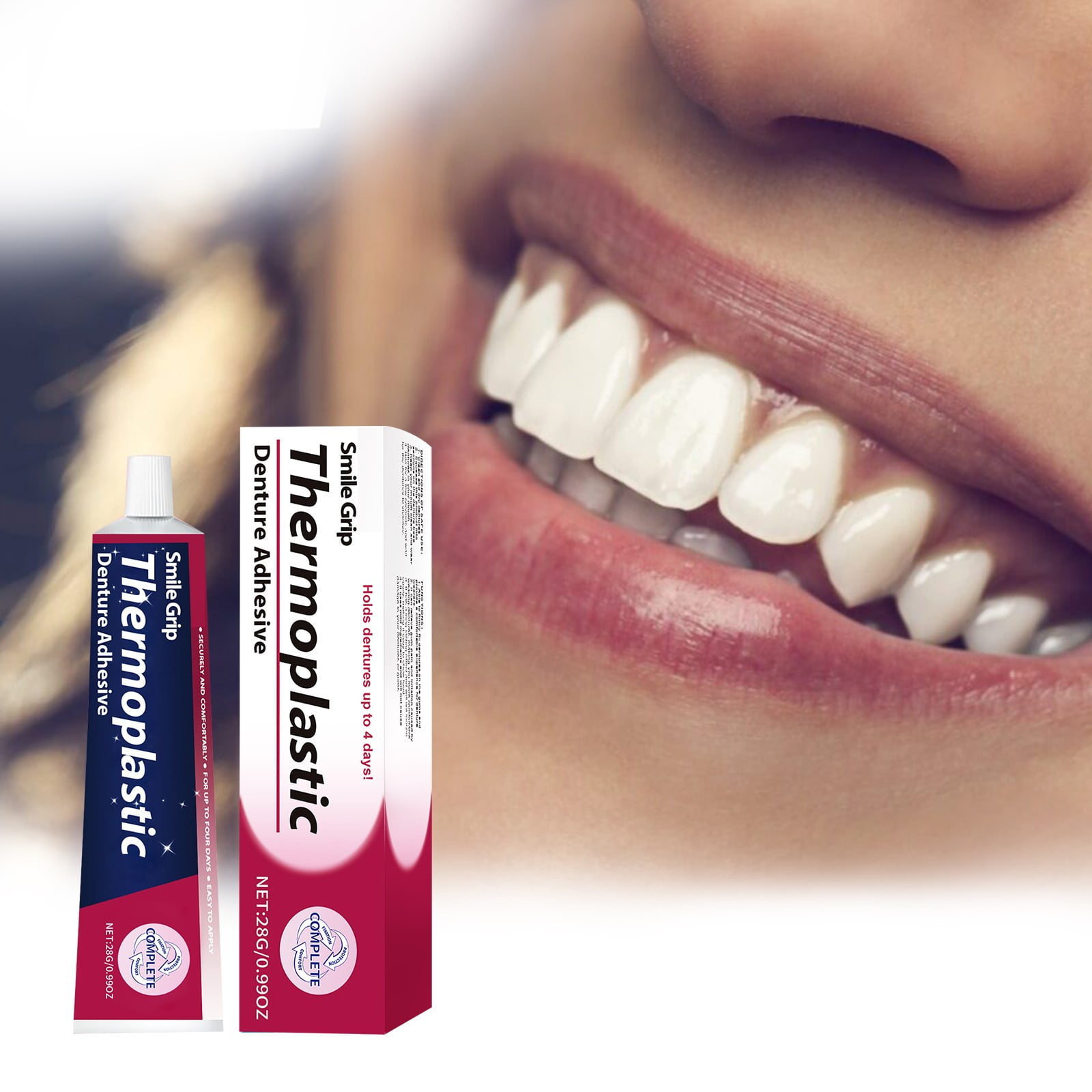 Denttach Secure Grip Denture Adhesive & Comfort Cushion