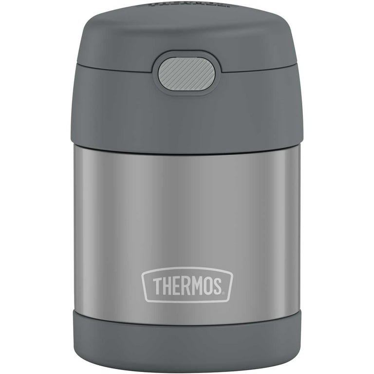 Thermos FUNtainer Stainless Steel Vacuum-Insulated Food Jar 10-Oz