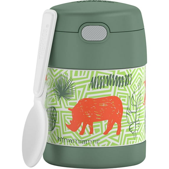 Thermos 10 oz. Kid's Funtainer Insulated Stainless Food Jar - Jungle Kingdom