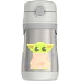 thumbnail image 1 of Thermos 10 oz. Vacuum Insulated Stainless Steel Straw Bottle - Mandalorian, 1 of 6