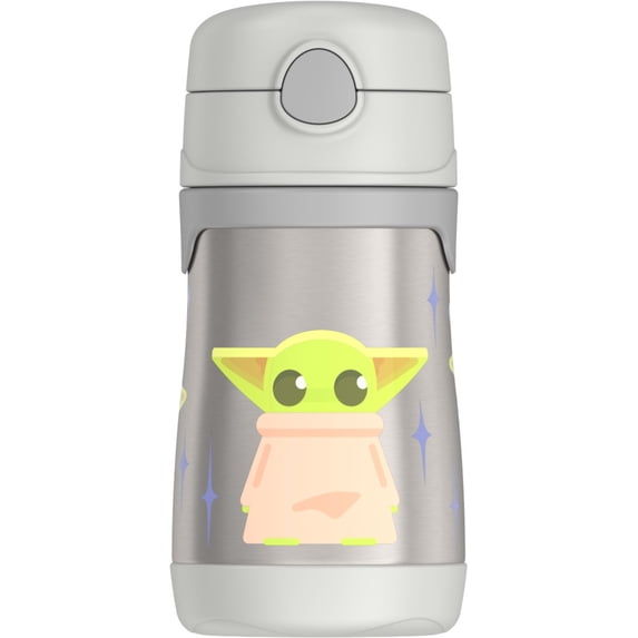 Thermos 10 oz. Vacuum Insulated Stainless Steel Straw Bottle - Mandalorian