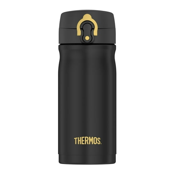 Thermos Direct Drink Stainless Steel Vacuum Insulated Water Bottle 12 oz. Black (EAJNL350BK4)