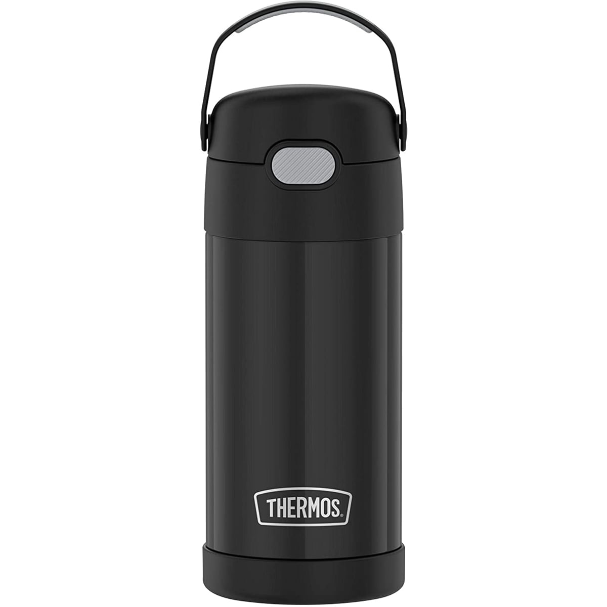 Thermos 12oz FUNtainer Water Bottle with Bail Handle - Black Animal Print