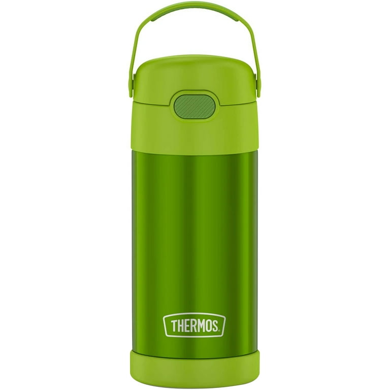 Thermos 12-Ounce Stainless Steel Funtainer Bottle (Lime Green)