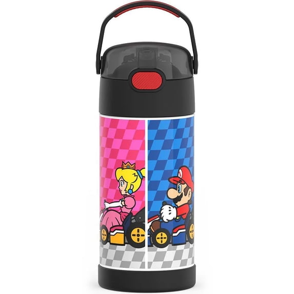 Thermos 12 oz. Kid's Funtainer Insulated Water Bottle - Mario Kart