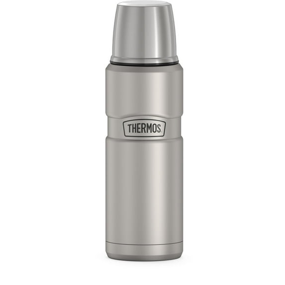 Thermos 16-ounce Stainless King Stainless Steel Compact Beverage, Matte Stainless Steel