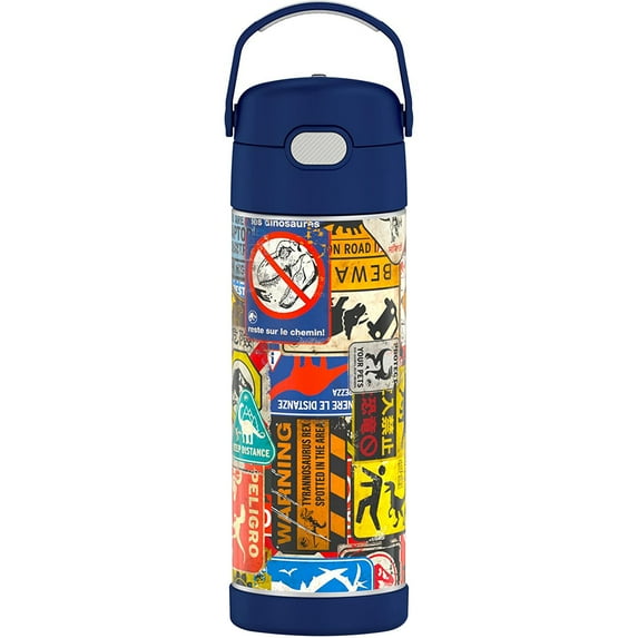 Thermos 16 oz. Kid's Funtainer Stainless Steel Water Bottle - Jurassic World