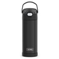 thumbnail image 1 of Thermos 16 oz. Kid's Funtainer Stainless Steel Water Bottle Locking Lid - Matte Black, 1 of 6