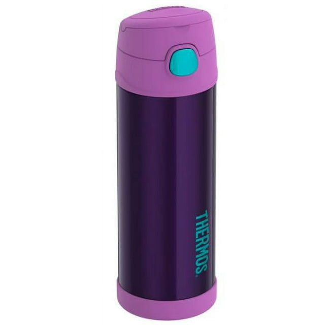 Thermos 16 oz. Kid's Funtainer Stainless Steel Water Bottle Purple
