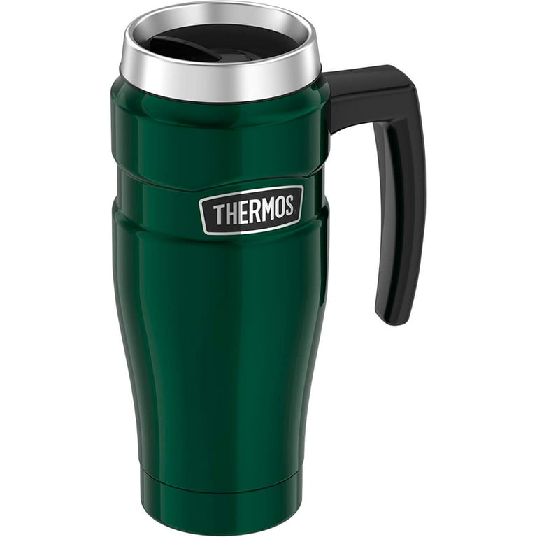 Thermos 16 oz. Stainless King Vacuum Insulated Stainless Steel Beverage Bottle Green