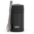 thumbnail image 1 of Thermos Vacuum Insulated Food Jar with Folding Spoon, Black, 16 Ounce, 1 of 7