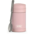 thumbnail image 1 of Thermos 16oz Insulated Food Jar with Folding Spoon, Sunset Pink, Ideal Use for Workday Meals and Travel, Made for Portable Food Storage, 1 of 10