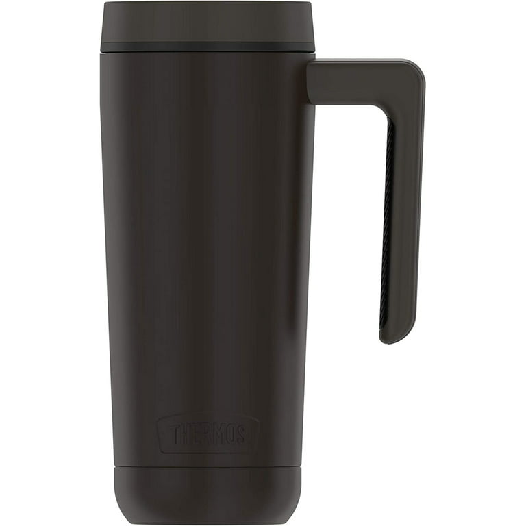 Reduce Vacuum Insulated Stainless Steel Hot1 Mug with Lid and Handle,  Black, 14 oz. 