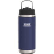 Thermos Stainless Steel Vacuum Insulated Icon Straw Bottle, Navy, 18oz