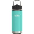 thumbnail image 1 of Thermos Stainless Steel Vacuum Insulated Icon Straw Bottle, Seafoam, 18oz, 1 of 6