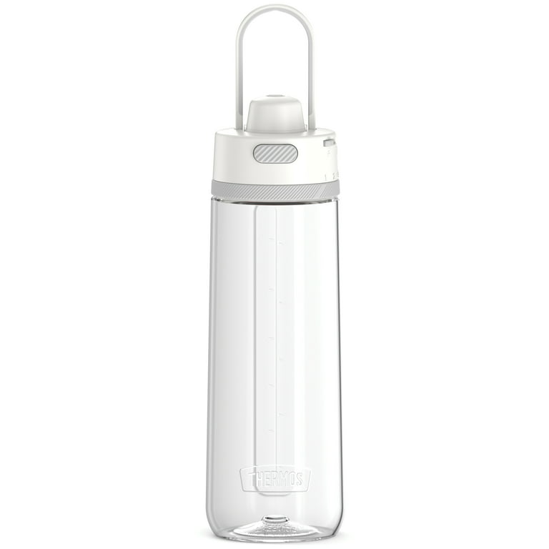 Hydration Water Bottle with Flip Top Lid 24oz - Clear