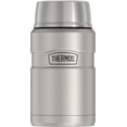 thumbnail image 1 of Thermos Stainless King 24oz Vacuum Insulated Folding Spoon Matte Stainless Food Jar, 1 of 9