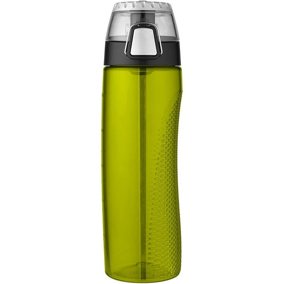 Thermos 24 oz. Tritan Flip-Cap Water Bottle with Rotating Meter - Lime Green
