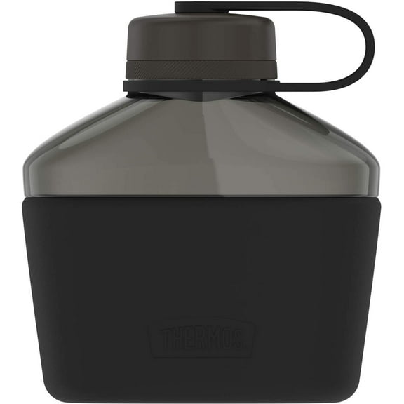 Thermos 32 oz. Alta Hard Plastic Canteen w/ Silicone Sleeve - Espresso Black