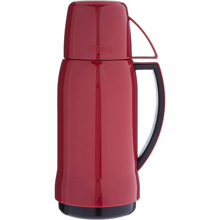 Thermos Arc Series Beverage Insulated Vacuum Bottle 35 oz., Red or Blue