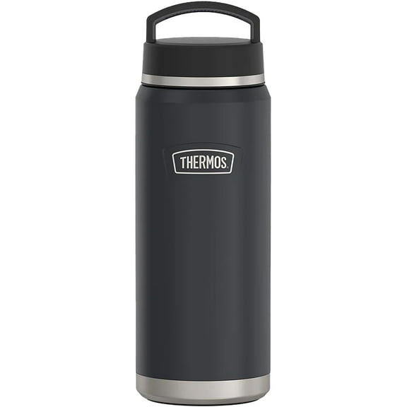 Thermos ICON Series Vacuum Insulated Stainless Steel Water Bottle with Screw Top, Graphite, 40oz