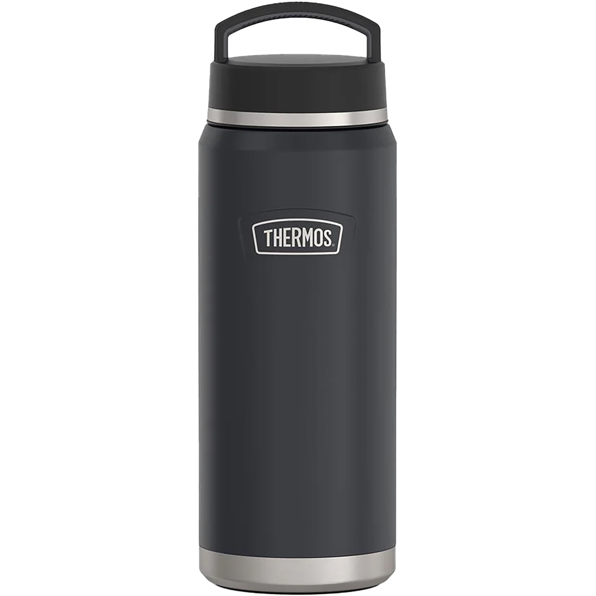 40oz Granite Black Stainless Steel Wide Mouth Hydration Bottle